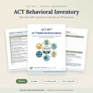 ACT-BI™: ACT Behavioral Inventory