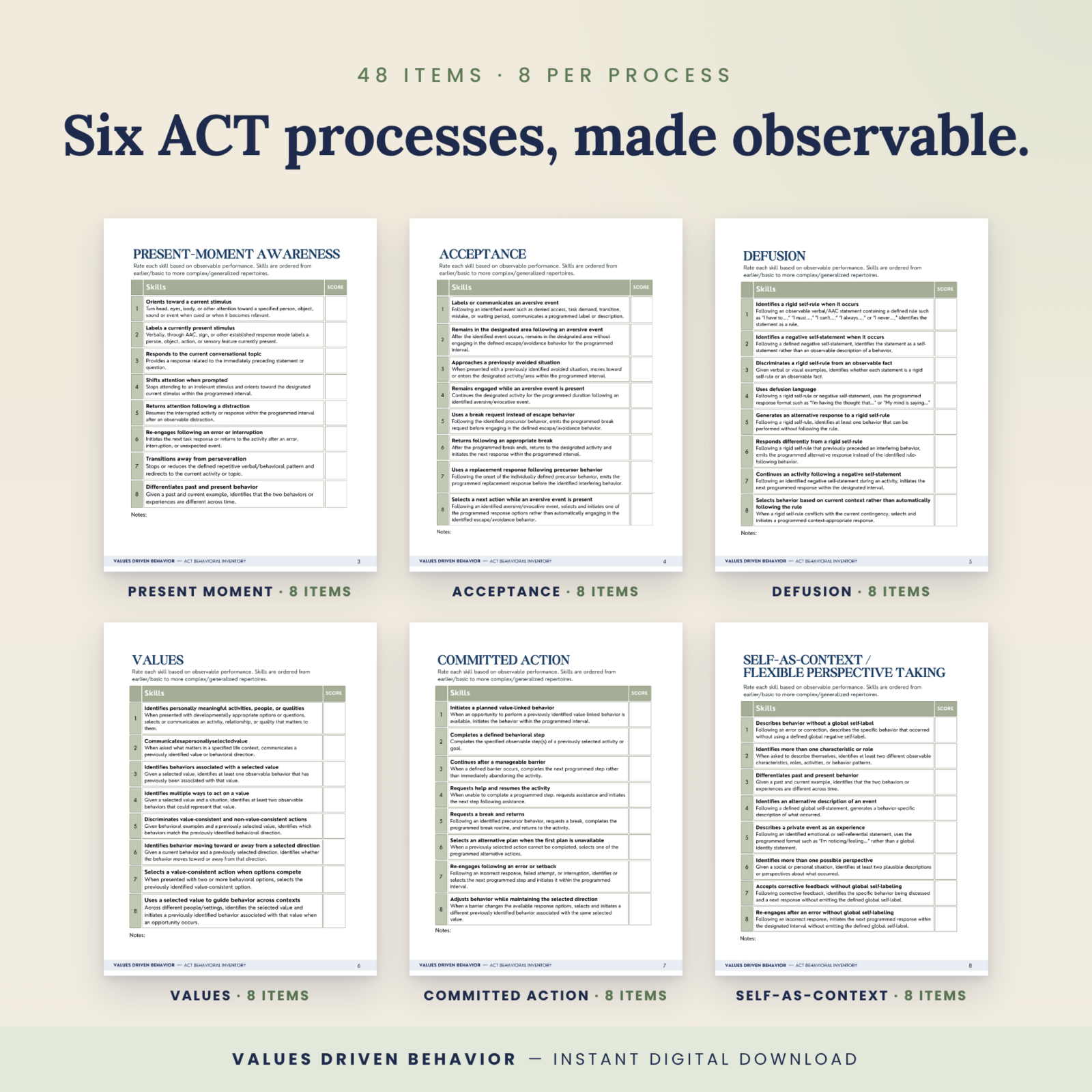 ACT-BI™: ACT Behavioral Inventory - Image 3