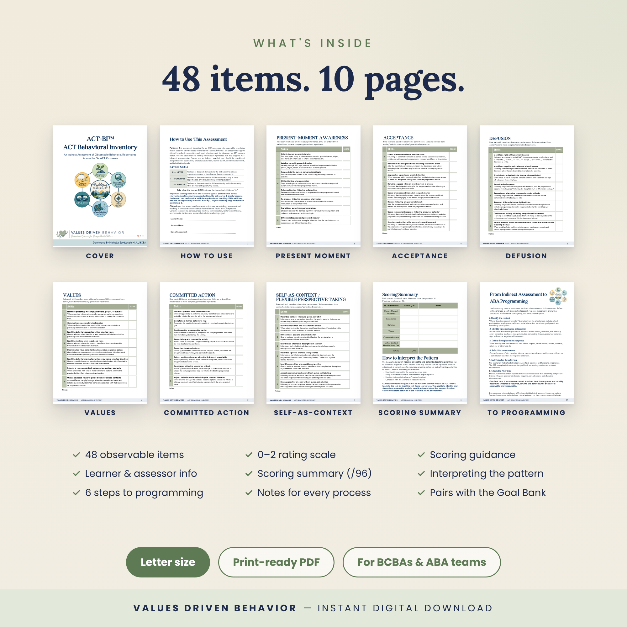 ACT-BI™: ACT Behavioral Inventory - Image 7
