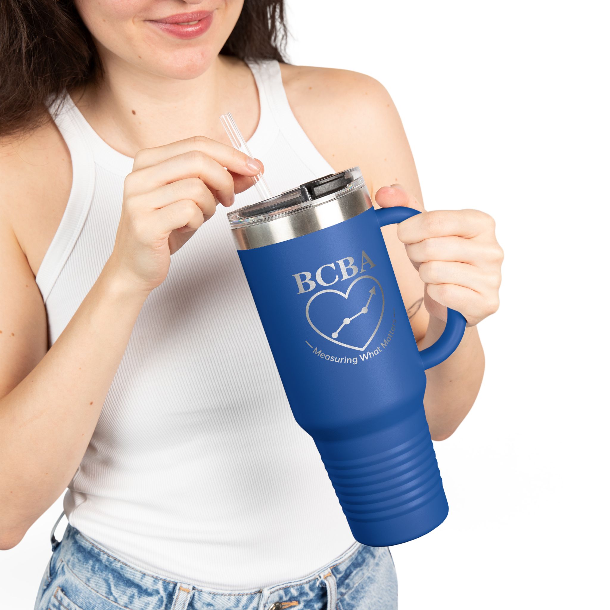 BCBA Tumbler 40oz, Measuring What Matters, Behavior Analyst Gift, ABA Travel Mug - Image 19
