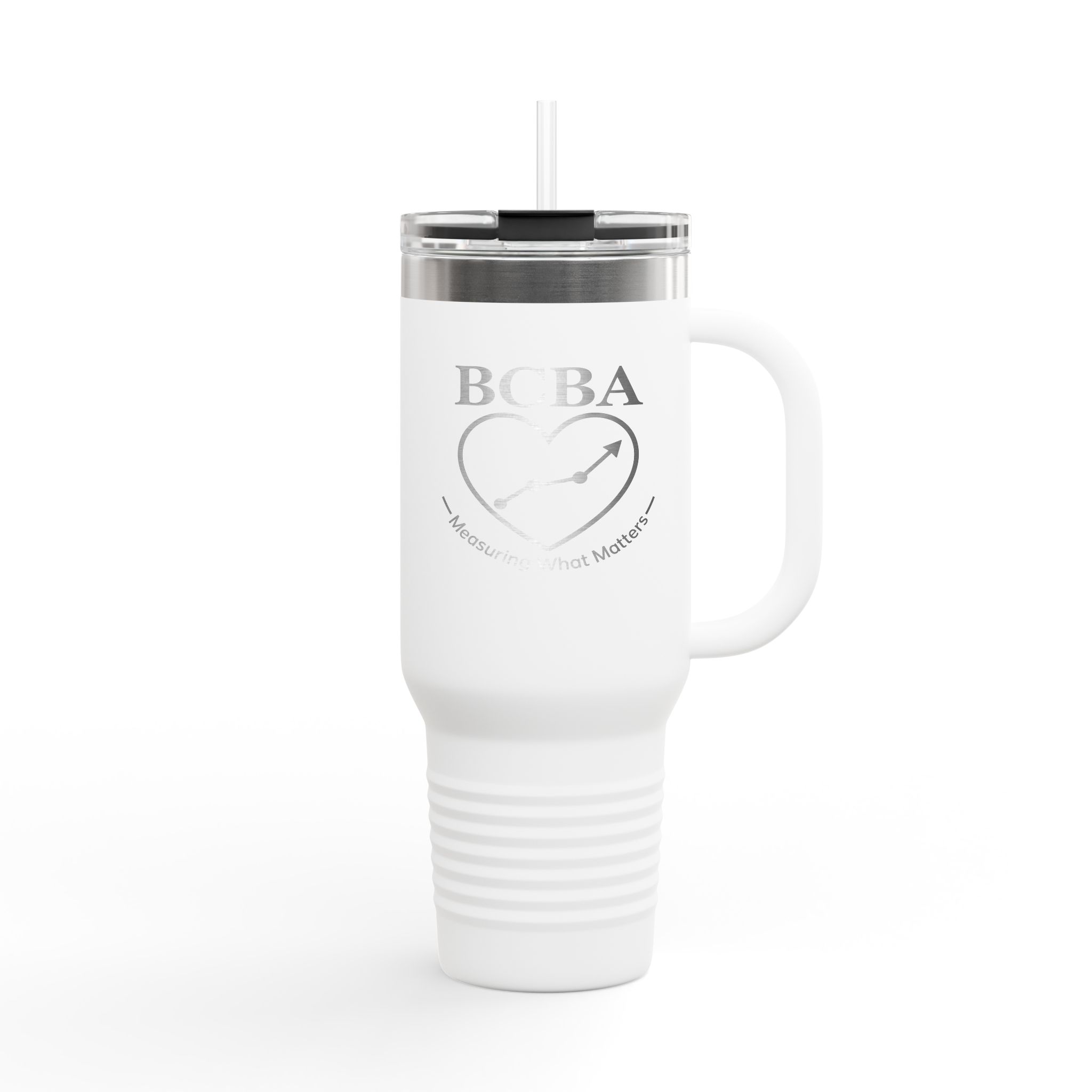 BCBA Tumbler 40oz, Measuring What Matters, Behavior Analyst Gift, ABA Travel Mug - Image 3