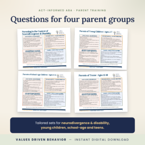 ACT Matrix for Parents Preview 1