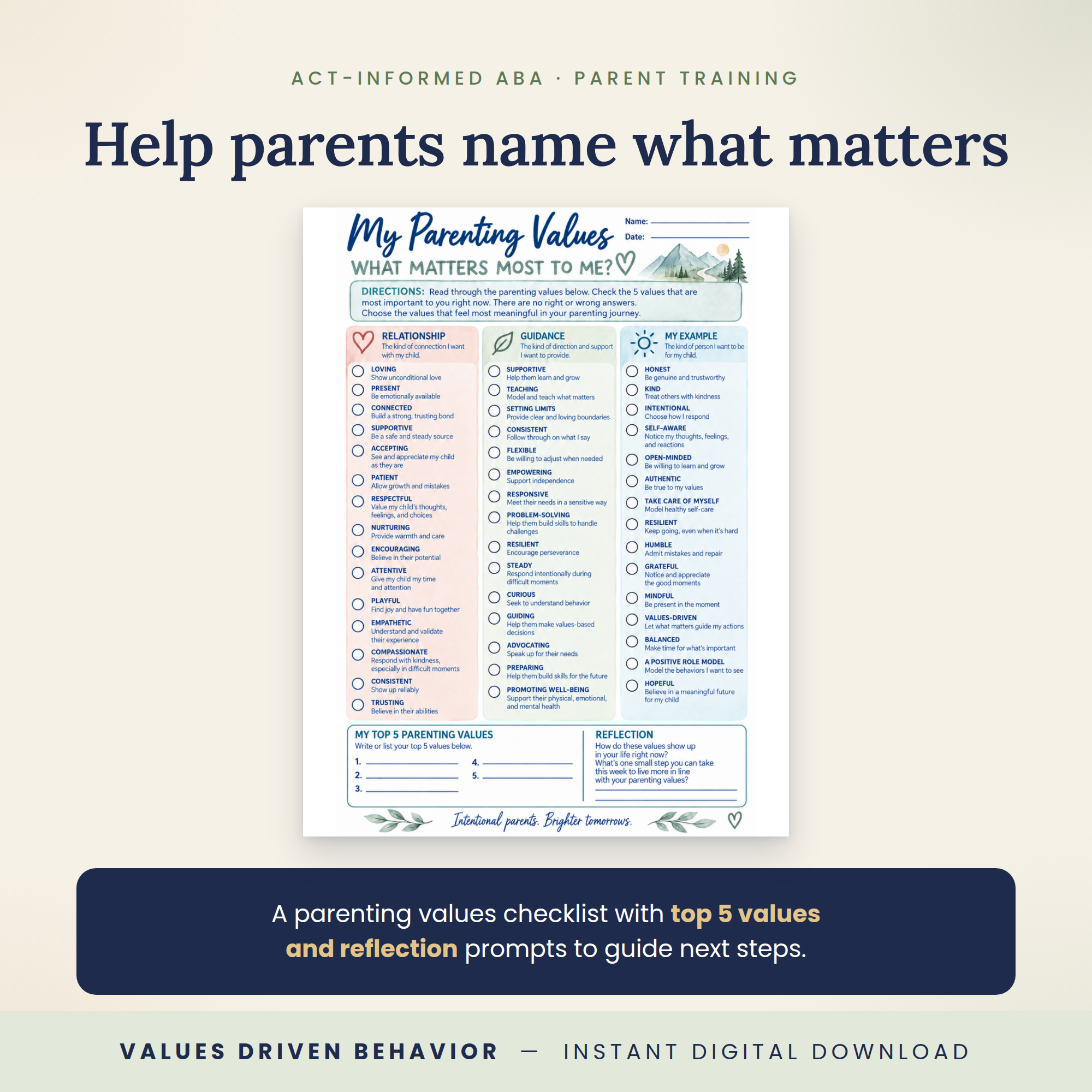 ACT Matrix Toolkit for Parent Training - Image 6
