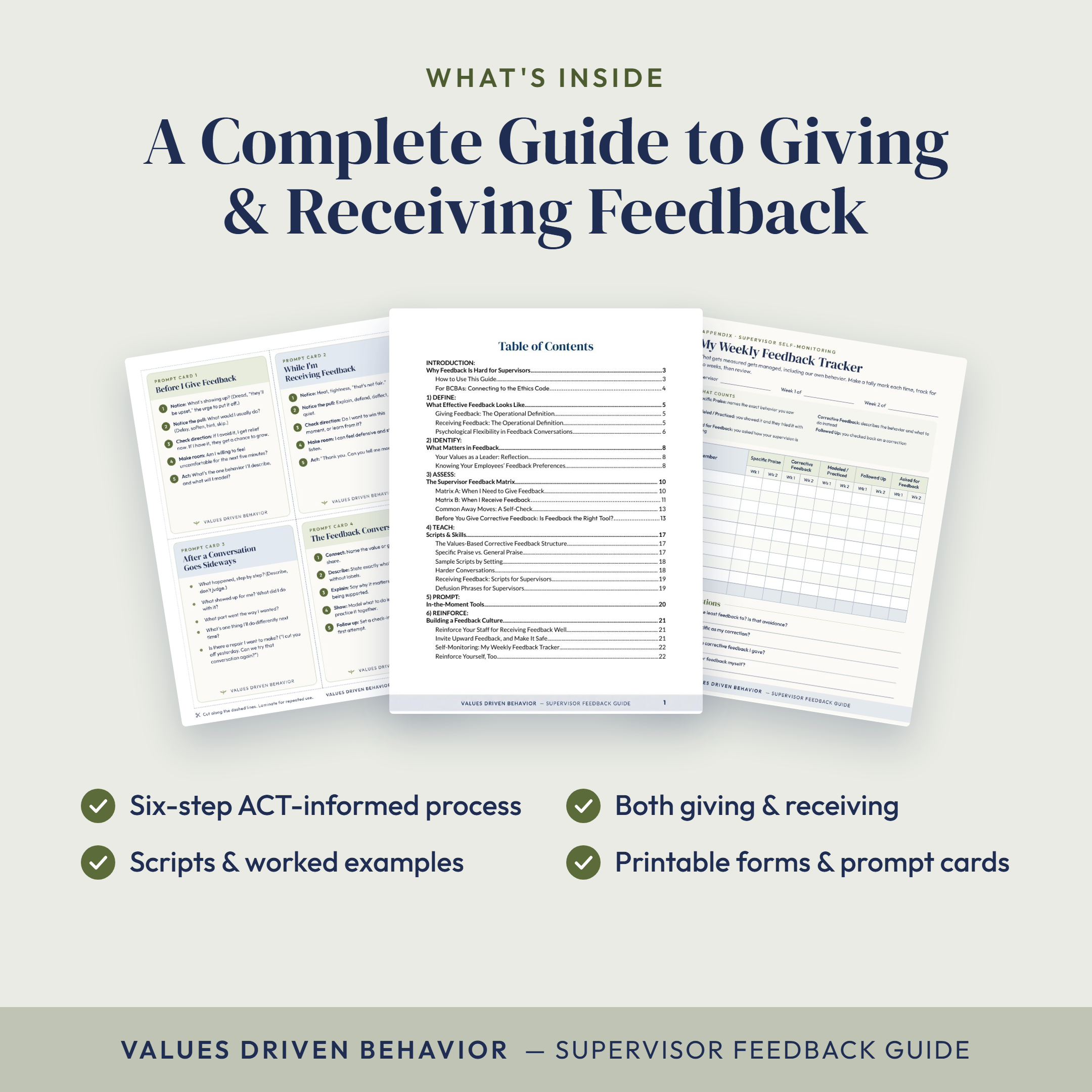 Giving & Receiving Feedback BUNDLE: Supervisor & Supervisee Editions - Image 2