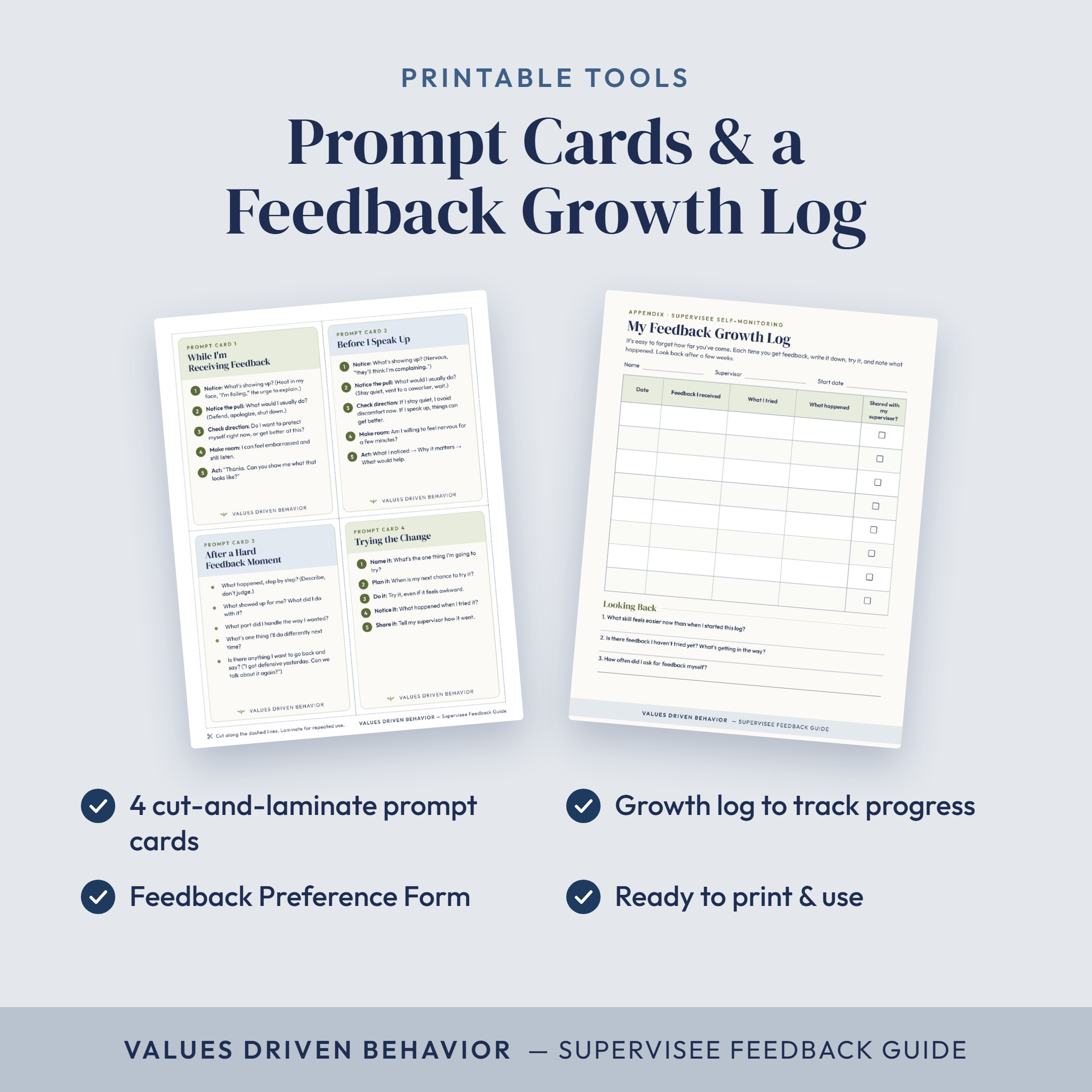 Giving & Receiving Feedback BUNDLE: Supervisor & Supervisee Editions - Image 13