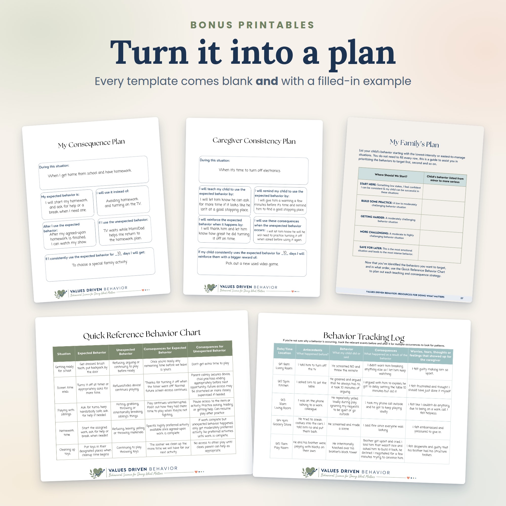 Natural Consequences Chart for Kids - 51 Page Guide for Parents - Image 6