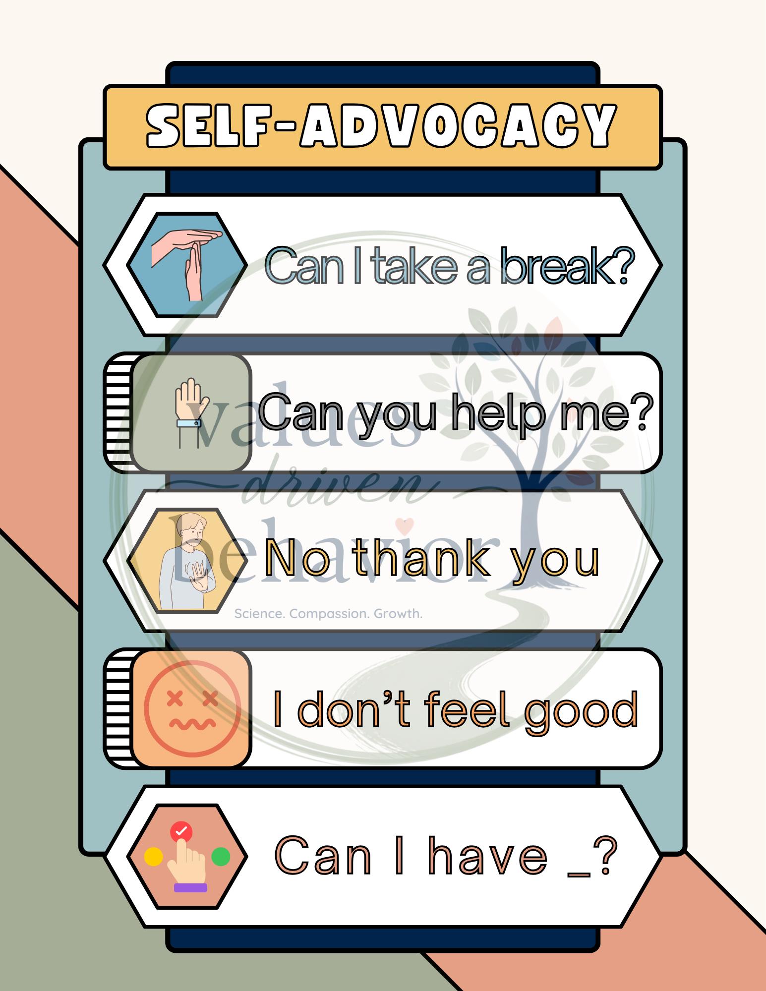 Self Advocacy Visual for Kids - Image 3