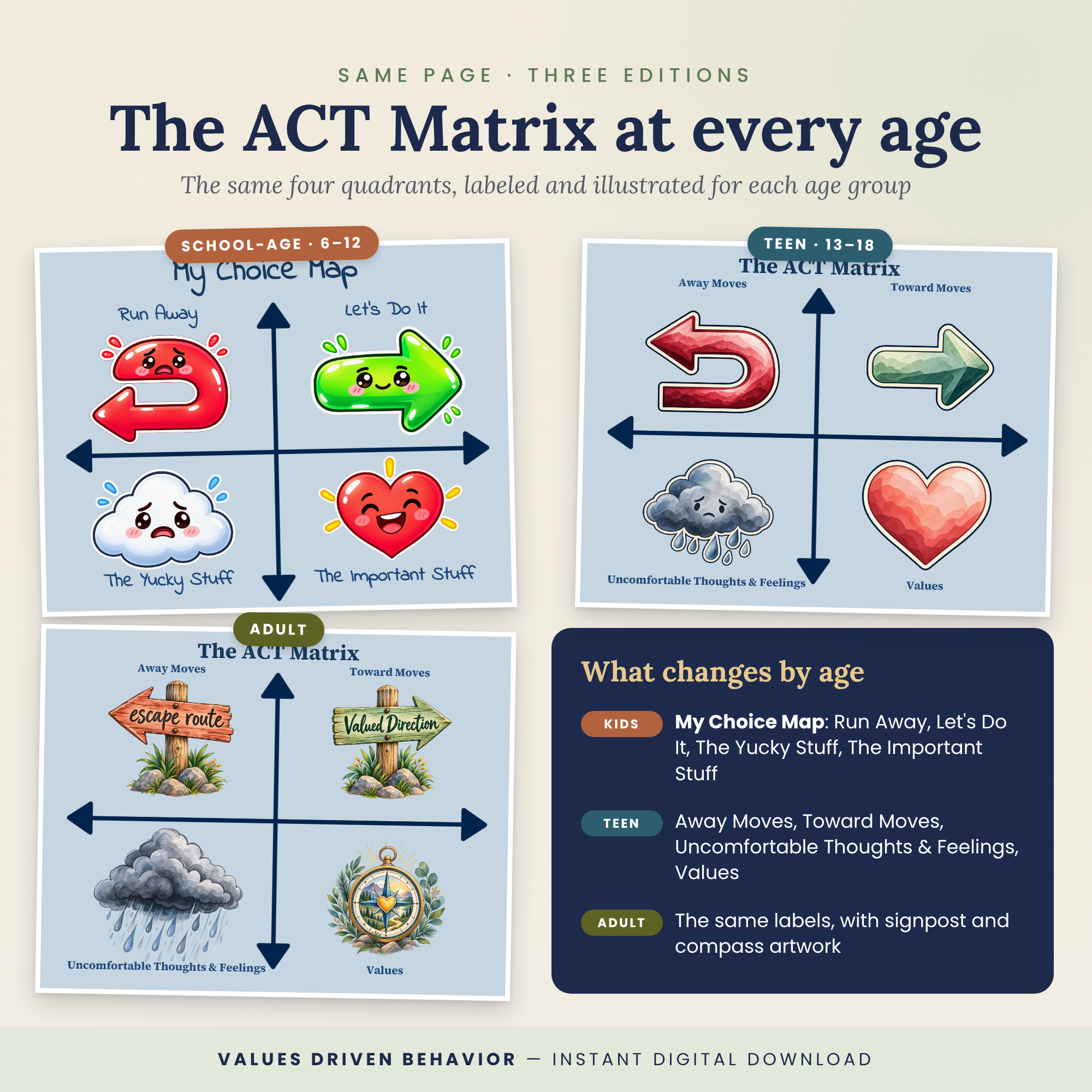 ACT Functional Assessment Flipchart Bundle – School-Age, Teen & Adult Editions - Image 2