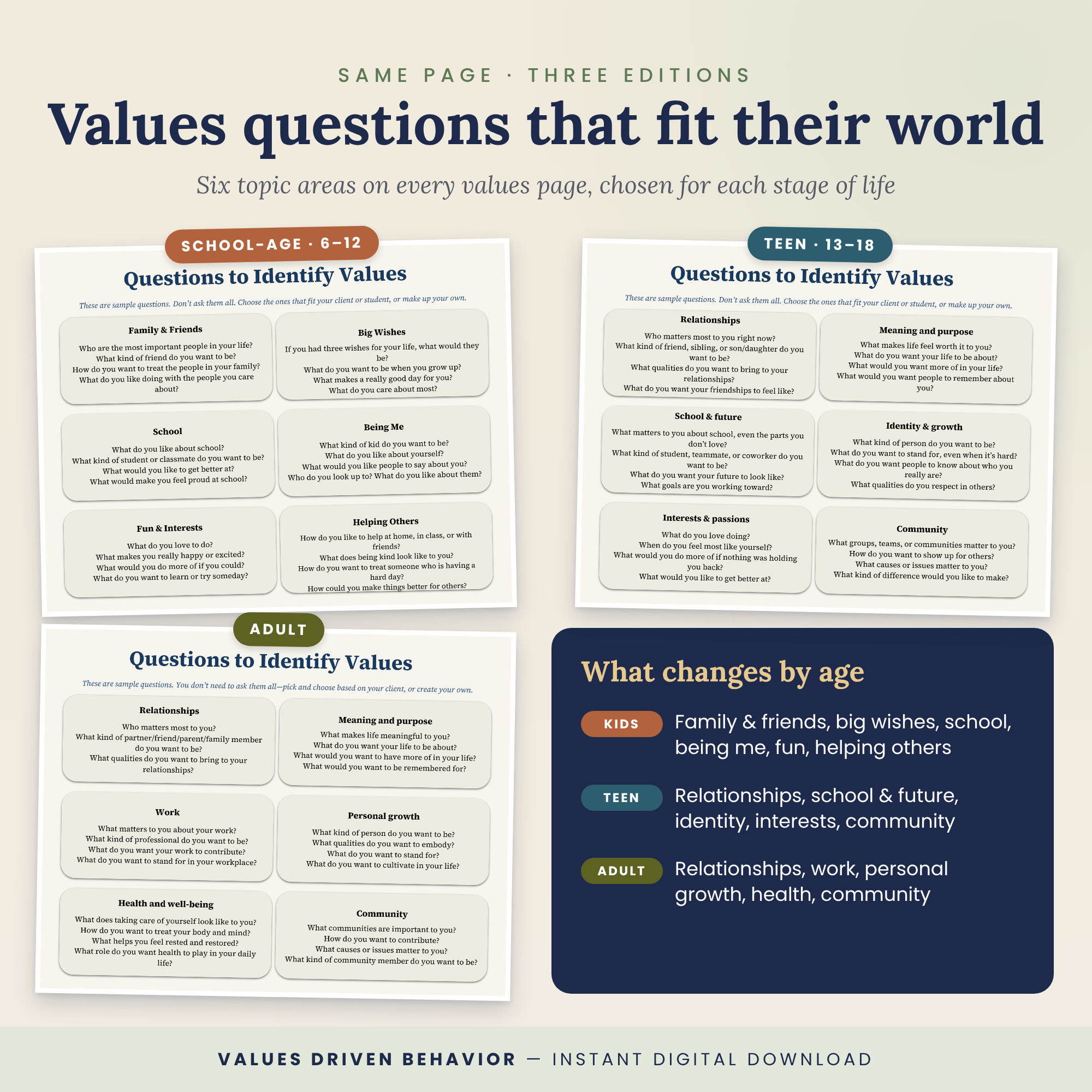 ACT Functional Assessment Flipchart Bundle – School-Age, Teen & Adult Editions - Image 4