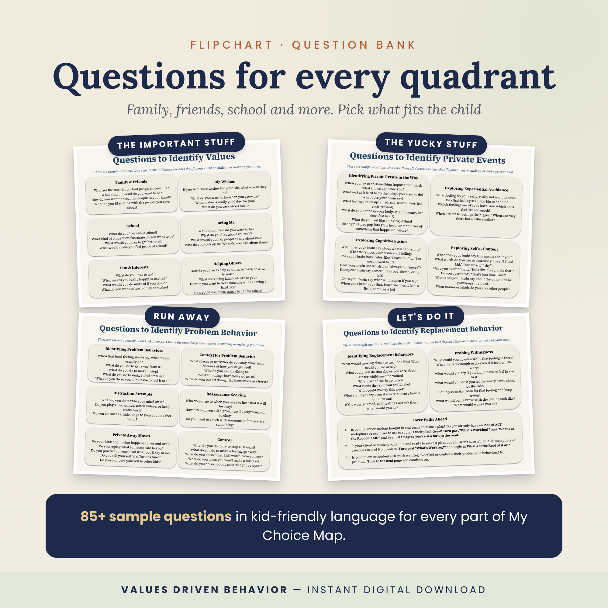 ACT for ABA Behavioral Assessment Bundle: School-Age Edition (6-12) - Image 7