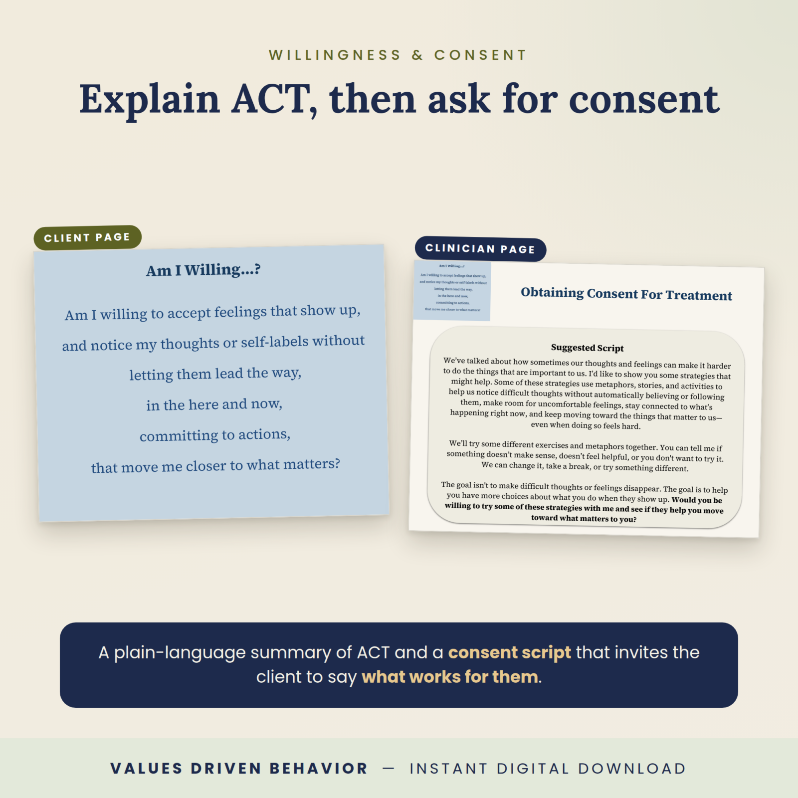 ACT Functional Assessment Flipchart: Adult Edition (18+) - Image 8