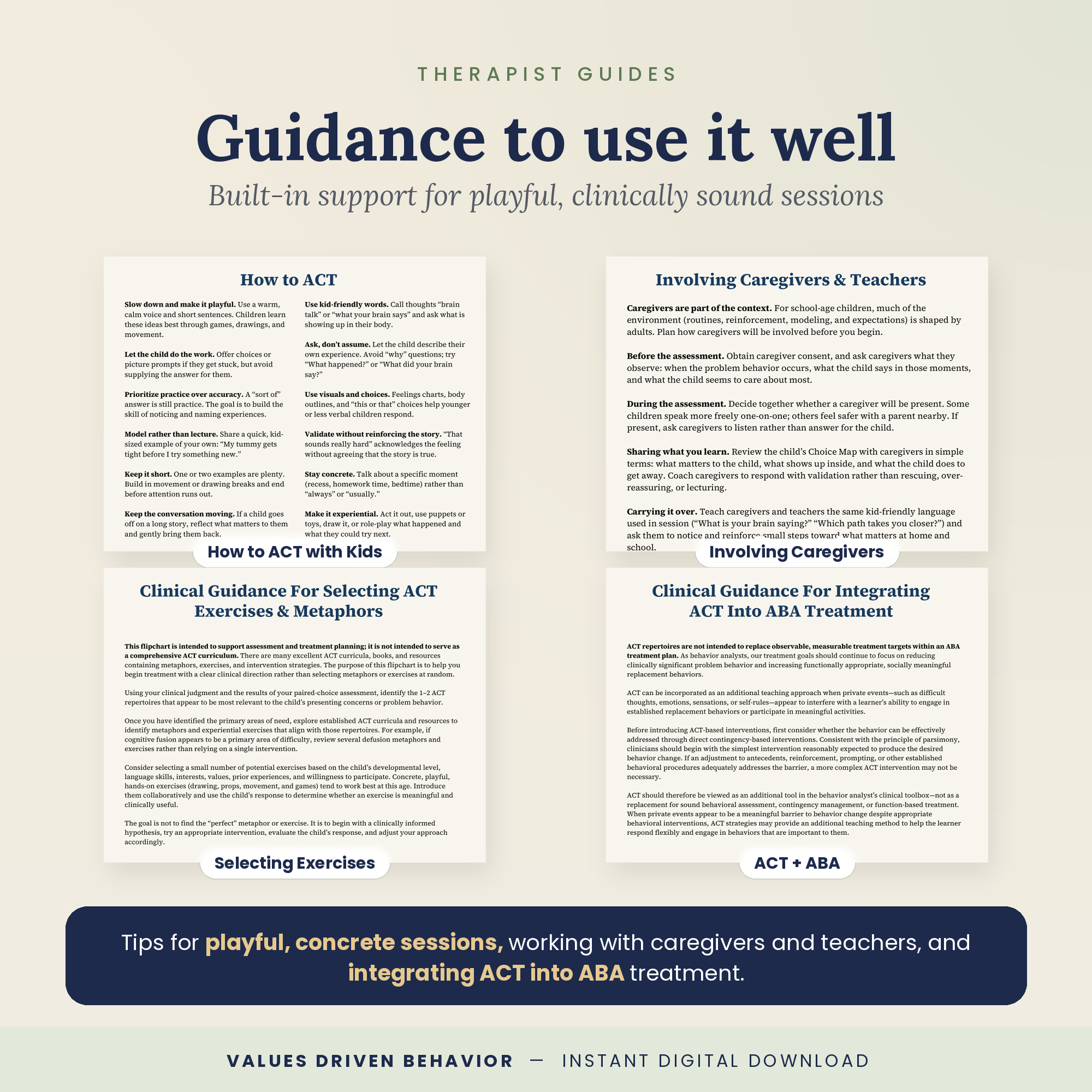 ACT Functional Assessment Flipchart: School-Age Edition (Ages 6-12) - Image 9