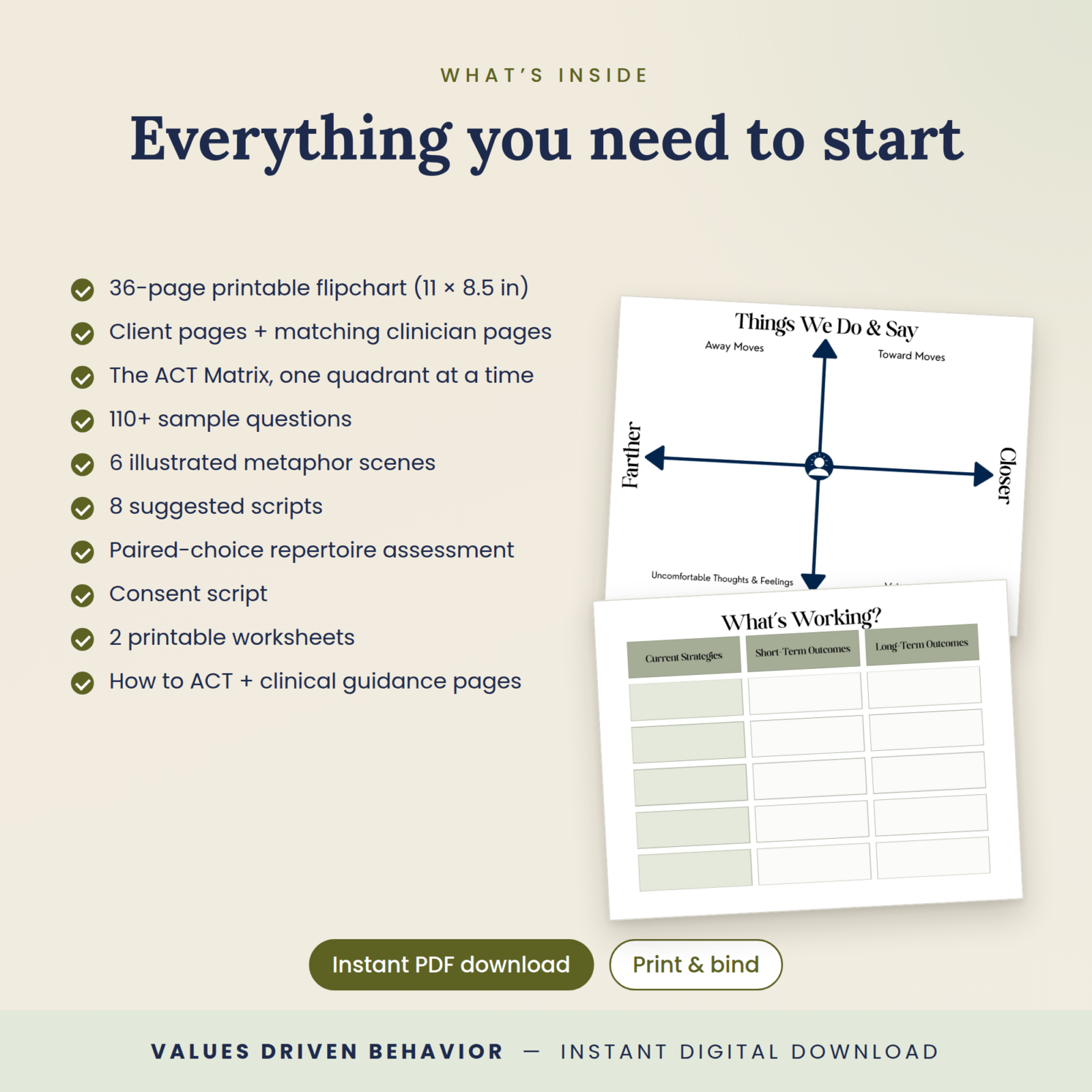 ACT Functional Assessment Flipchart: Adult Edition (18+) - Image 10