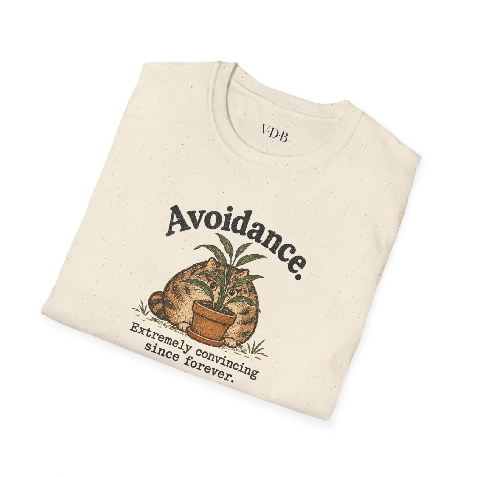 Avoidance Cat Shirt | Funny Hiding Cat Tee - Image 9