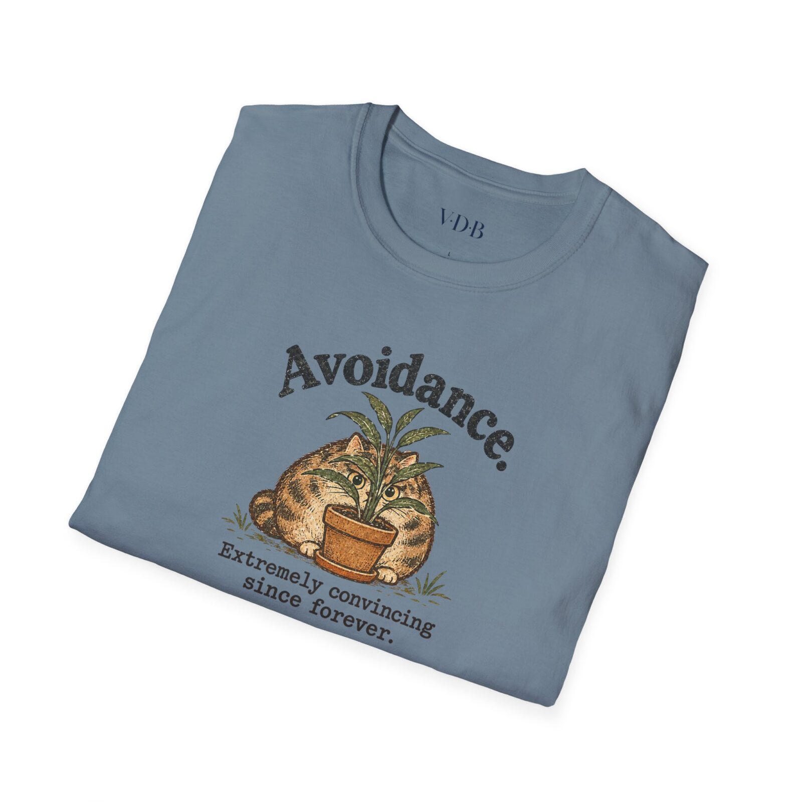 Avoidance Cat Shirt | Funny Hiding Cat Tee - Image 15
