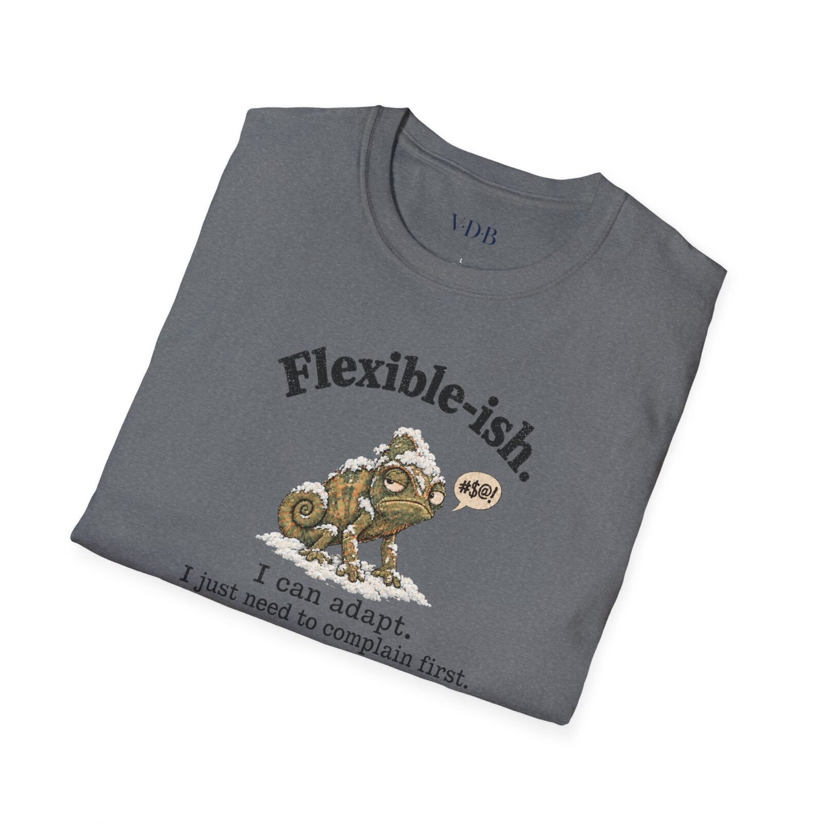 Flexible-ish Grumpy Chameleon Shirt | Funny Winter Tee - Image 13