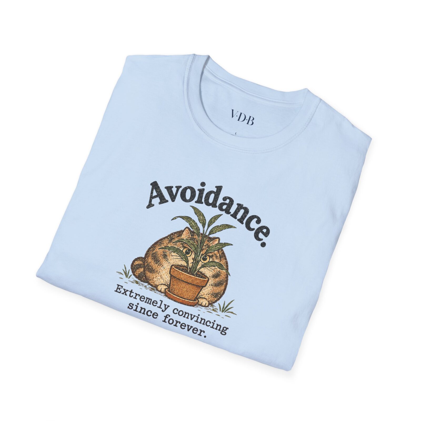 Avoidance Cat Shirt | Funny Hiding Cat Tee - Image 13