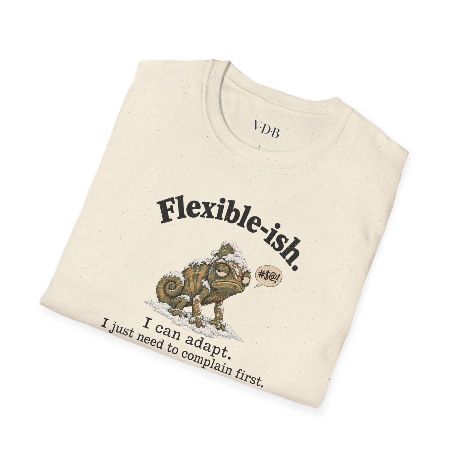 Flexible-ish Grumpy Chameleon Shirt | Funny Winter Tee - Image 7