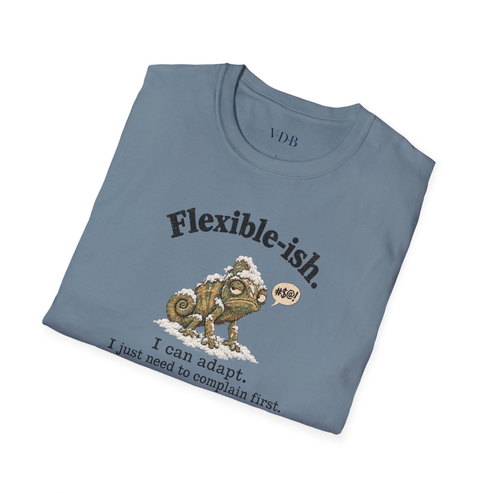 Flexible-ish Grumpy Chameleon Shirt | Funny Winter Tee - Image 15