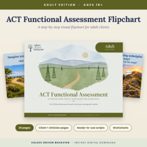 ACT Functional Assessment Flipchart: Adult Edition (18+)