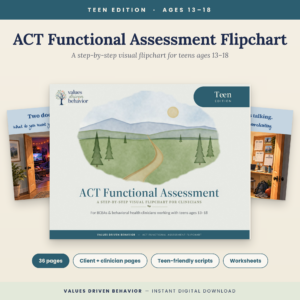 ACT Functional Assessment Flipchart: Teen Edition (13-18)