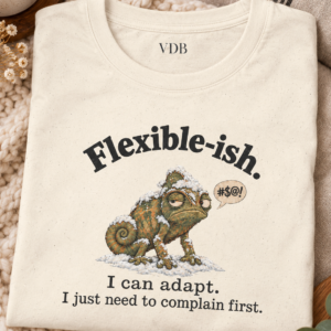 Flexible-ish Grumpy Chameleon Shirt | Funny Winter Tee
