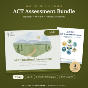 ACT for ABA Behavioral Assessment Bundle: Adult Edition (18+)