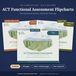 ACT Functional Assessment Flipchart Bundle – School-Age, Teen & Adult Editions