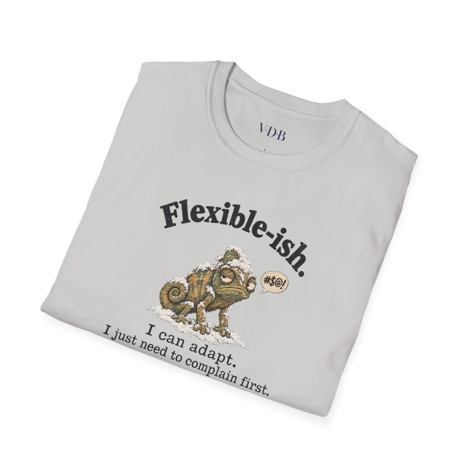Flexible-ish Grumpy Chameleon Shirt | Funny Winter Tee - Image 5