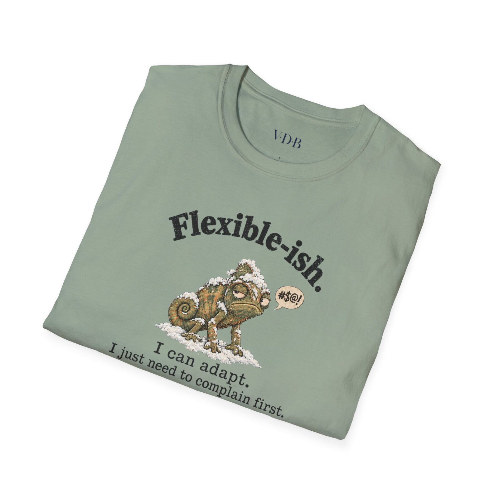 Flexible-ish Grumpy Chameleon Shirt | Funny Winter Tee - Image 11
