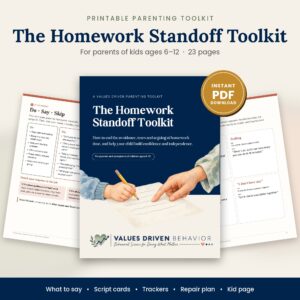 The Homework Standoff Toolkit: End the Avoidance, Tears and Arguing