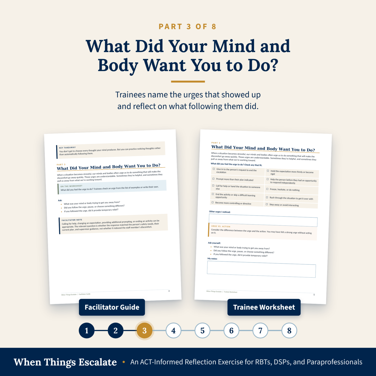 When Things Escalate: An ACT-Informed Reflection Exercise for RBTs, DSPs, and Paraprofessionals - Image 8