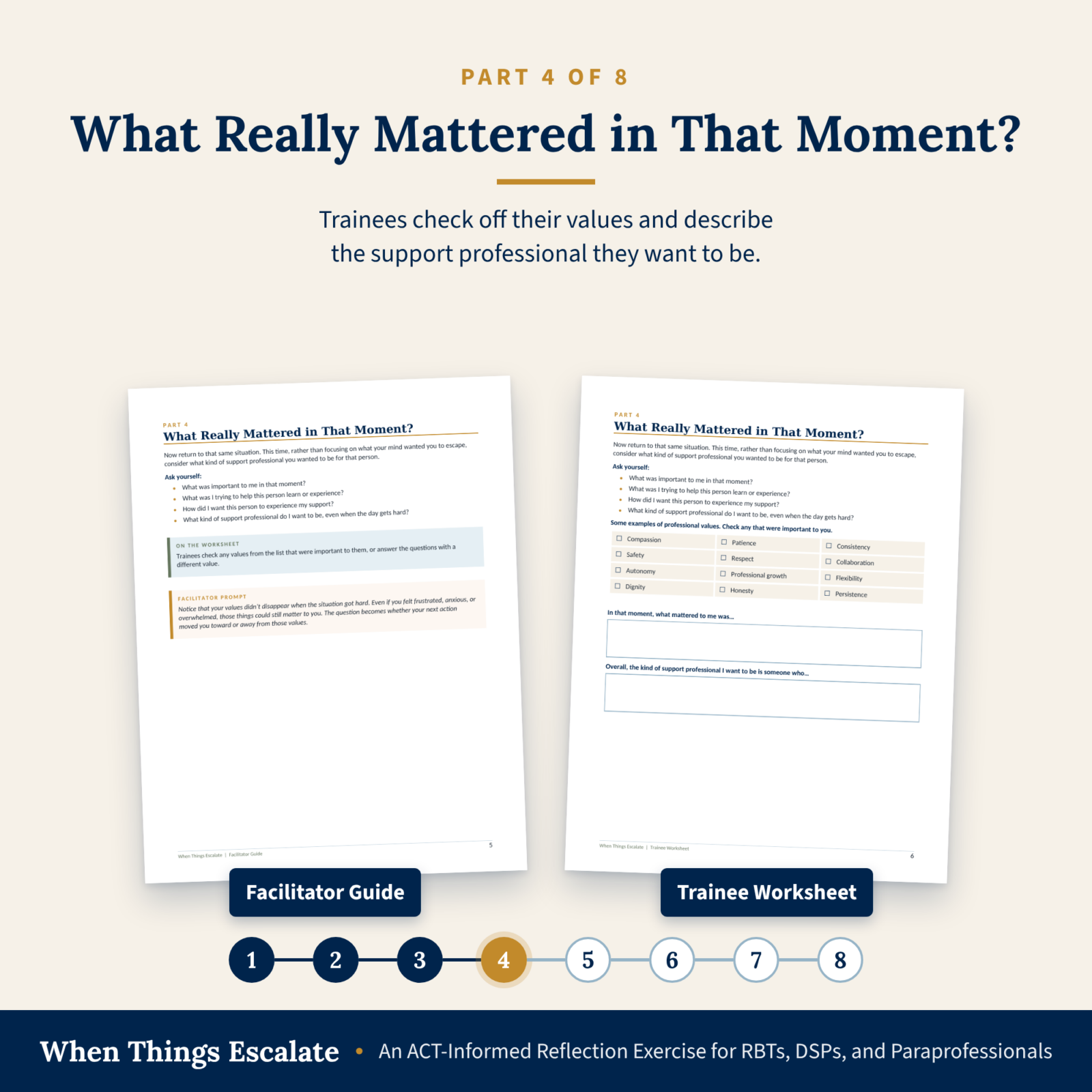 When Things Escalate: An ACT-Informed Reflection Exercise for RBTs, DSPs, and Paraprofessionals - Image 9