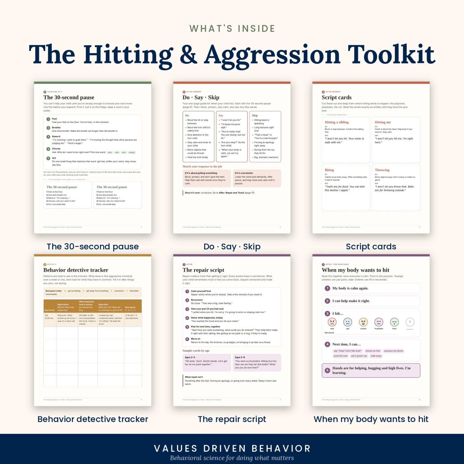 The Hitting & Aggression Toolkit: Calm Help When Kids Hit, Bite or Throw - Image 2